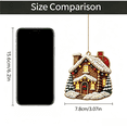 thumbnail image 5 of 2026 New Christmas Diamond Painting Suncatcher Kit, 6Pc Acrylic DIY Diamond and Pearl Art Painting, Mini Crystal Art Hanging Ornament Kit, Xmas Decorations for Home Wall Tree and Gift, 5 of 6