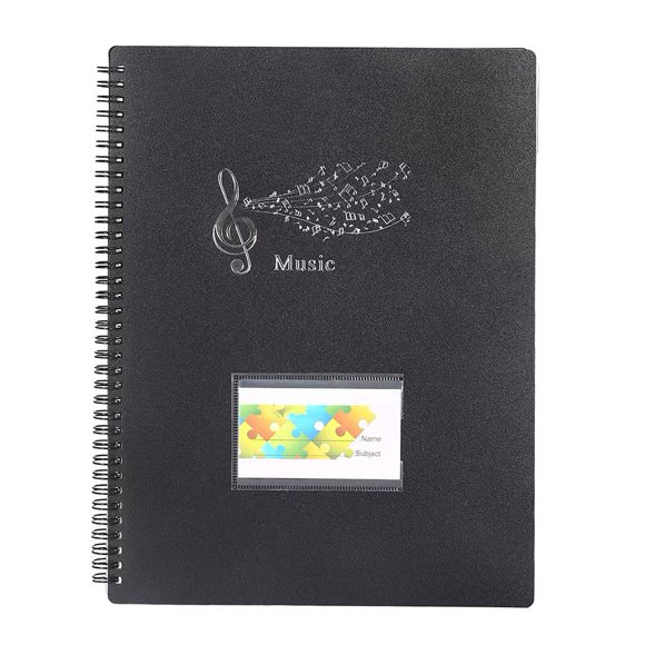 Flexible 40 pour Pages Musique pour Partitions Dossier pour Livre de Musique A4 Clip Feuille Dossier C