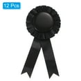 thumbnail image 3 of Unique Bargains Blank Award Ribbon, Rosette Ribbon Honorable Prize Recognition Ribbon, Black, 12Pack, 3 of 5