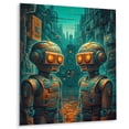 thumbnail image 2 of Designart "Mission-Oriented Robots I" Space Metal Wall Art, 2 of 5