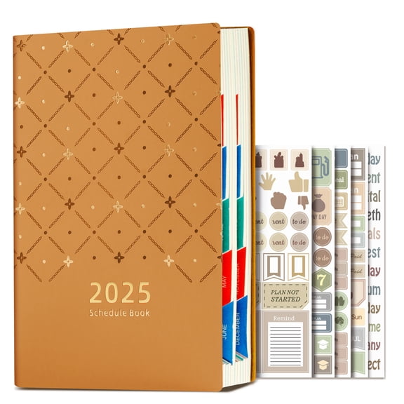 GROBRO7 Planner Weekly and Monthly A5 Notebook for Students, 21x14.5x2cm
