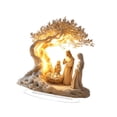 thumbnail image 4 of Centro de mesa navideño Strade Fareast Limited con escena del nacimiento de Jesús 18,2 x 20 cm acrílico plano 2D, 4 of 8