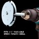 thumbnail image 3 of Plomería Pvc Fitting Socket Saver, cortador de escariador de tubería de PVC para quitar Sch 40 del cubo, se adapta a taladro eléctrico de velocidad variable de 1/2", Bit Socket Saver Inside, 3 of 4