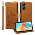 thumbnail image 3 of Funda Cartera GANGXUN con Diseño de Perrito en Relieve para OPPO A78 4G , Protección 360° con Ranuras y Correa Desmontable, 3 of 6