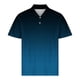 thumbnail image 3 of Camisas de Manga Larga para Hombres Manga Corta Sólida Girar Hacia Abajo Botones de Cuello Camiseta Blusa Imitación Rack, Top de Moda Casual, 3 of 6