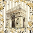 thumbnail image 2 of Loreth, Lanie 15x15 White Modern Wood Framed Museum Art Print Titled - Golden Paris II, 2 of 4