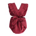 thumbnail image 2 of 0-2 Ans Enfant Fille Romper Plain Jumpsuit Été, 2 of 3
