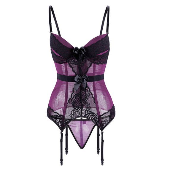 Munlar Lingerie For Women,Womens Underwear,Ladies Court Corset Sexy Tummy One-piece Corset Sexy Lingerie Plus Size