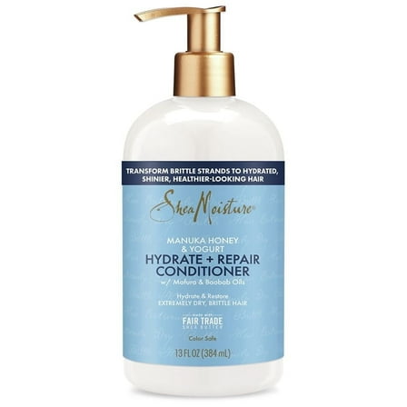 SheaMoisture Hydrate & Repair Conditioner Manuka Honey and Yogurt 13.0 fl oz Pack of 2