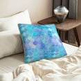 thumbnail image 6 of Home Decoration Outdoor Mermaid Scales Throw Pillow Cover Case Velvet border pillowcase Decorative Cushion for Couch Bed（Without pillow core）, 6 of 6