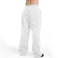 thumbnail image 5 of CCRFTGI Sweatpants for Men Casual Elastic Waist Lounge Pants Fall Clothes 2026 Midweight Drawstring Sweatpants Jogging Comfy Trousers White XXL, 5 of 7