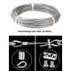 thumbnail image 2 of Cuerda de acero de 3 mm, cable de acero inoxidable revestido de 3 mm, kit de cuerda de acero inoxidable, 2 of 5