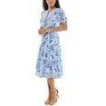 thumbnail image 2 of Nanette Lepore Women's Puff Sleeve Lace Midi Dress, Sizes XS-XXXL, 2 of 6
