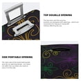 thumbnail image 5 of Xecao Mardi Gras Carnival print Elastic Luggage Cover, with double-sided print , is perfect for travel, business, and daily use, 5 of 9