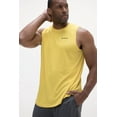 thumbnail image 6 of DEVOPS 3 Pack Men's Muscle Shirts Sleeveless dry Fit Gym Workout Tank Top (3X-Large, Charcoal/Red/Yellow), 6 of 7