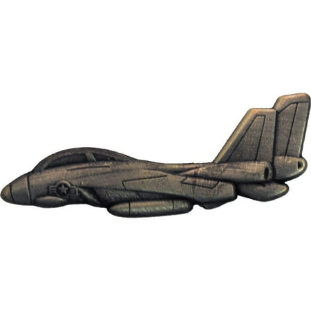 F-14 Tomcat Airplane Pin Pewter 1 1/2