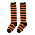 thumbnail image 3 of Toddler Girls Knee High Socks Striped Stockings Soft Stretchable Breathable Fashion Long Socks Daily, 3 of 3
