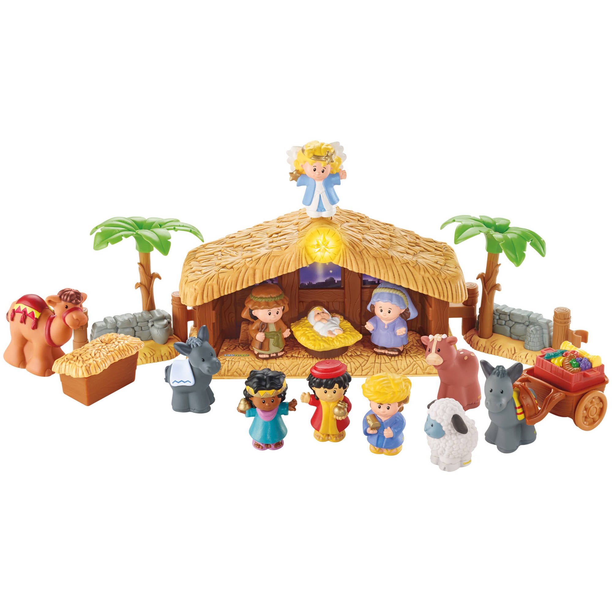 Fisher Price Little People Christmas Nativity Baby Jesus in Hay 