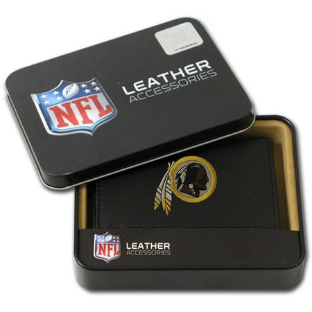 Washington Redskins Embroidered Leather Tri-Fold Wallet