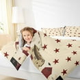thumbnail image 4 of Feelyou Rustic Texas Stars Bedding Comforter Set for Teen, Rustic Lodge Cabin Twin Comforter Sets, Vinatge Fashion Bedding Set, Ultra Soft Home Decor, 2-Piece, 4 of 8