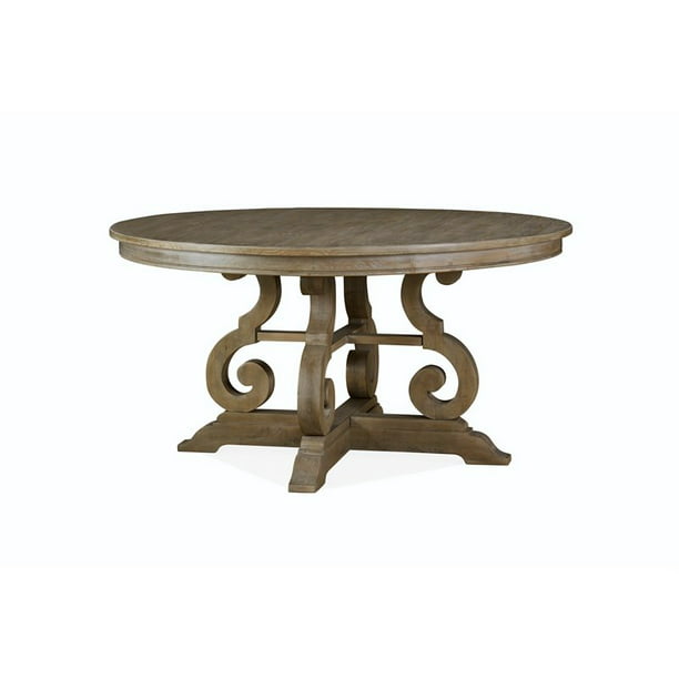 Magnussen D4646 Tinley Park 60 Round, 60 Round Dining Room Table With Leaf