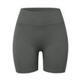 thumbnail image 4 of Pantalones cortos sin costuras de cintura alta para mujer: diseño elástico que realza el trasero, tallas S-XL, 4 of 5