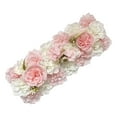 thumbnail image 4 of Arch Flower Panel Floral Backdrop Silk Flower for Wedding Dining Table Party Light Pink, 4 of 8