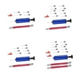 thumbnail image 2 of Soidarity Juego de bomba de mano, inflador de bolas portátil, herramientas de bomba de inflado con manguera de aire de 6 pulgadas, 10 Uds. Deportes y aire libre tipo 4 16*3.4*3.4 cm Soidarity OD2415-04B, 2 of 6
