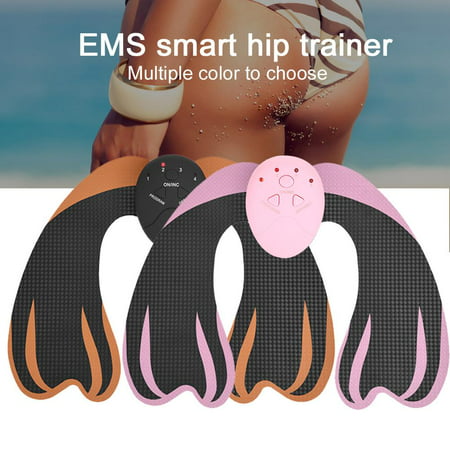 WALFRONT EMS Hip Trainer, Buttock Lifting Massager Hip Muscle Stimulation Buttocks Trainer Women Body Massager Instrument Helps to Lift, Shape and Firm the Butt (Remote