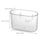 thumbnail image 2 of Transparent Pet Bathroom Storage Box Wall Mount Organizer with Adhesive 1 Piece, 2 of 4