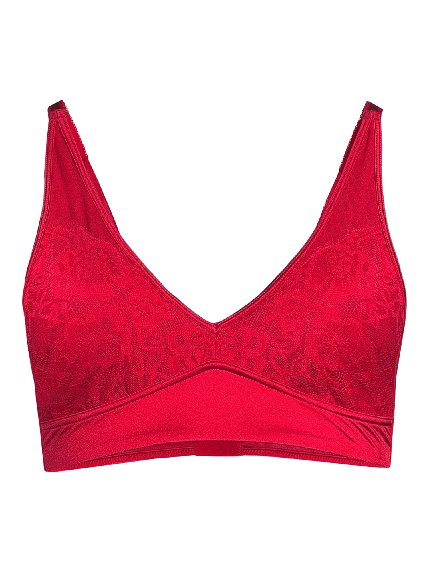 Sofia Intimates by Sofia Vergara Women's Soft Cup Lace Plunge Bra