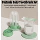 thumbnail image 2 of Juego de cepillos de dientes de silicona, cepillo de dientes + cepillo de lengua + cepillo de dientes + cepillo de dientes con taza para entrenar la dentición brillar Hogar, 2 of 5