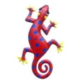 thumbnail image 4 of ZOELNIC Iron Art Gecko Ornaments Metal Lizard Art Sculpture for Patio Outdoor Wall Fence Hanging Decorations 1PCS, 4 of 11