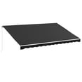 thumbnail image 3 of Outsunny 16' x 10' Electric Retractable Awning w/ Remote Controller, Black, 3 of 10