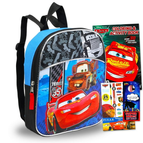 Mochila Disney Cars Deluxe para 11 minicars para niños en edad preescolar