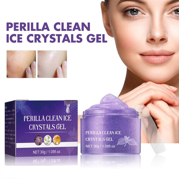 Puntoco Gel limpiador y blanqueador para la piel Perilla Clear Cleaning Ice Crystal Gel limpiador y blanqueador para la piel 30 g