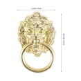 thumbnail image 2 of HINTRMENT 4pcs Lion Head Pull Handle Knobs Decorative Gold for Home Renovation, 2 of 7