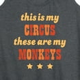 thumbnail image 3 of Instant Message - Circus My Monkeys - Women's Racerback Tank Top, 3 of 6