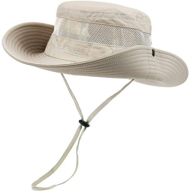 Fishing Hat Wide Brim Sun Hats for Men Women Outdoor Bucket Hat UPF 50+ Summer  Hats 