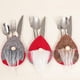 thumbnail image 3 of Yuarrent Cubierta de cubiertos de Navidad, vajilla de tela de bolsillo, soportes para cubiertos, hogar, restaurante, vacaciones, cena, Kits de decoración para fiestas Gris, 3 of 6
