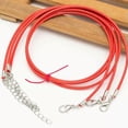 thumbnail image 4 of K-KED 100PCS DIY Leather Wax Rope Cord Necklace Clasp Findings String Lobster-Black, 4 of 9