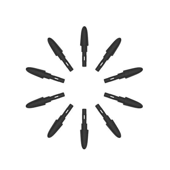 VEIKK VEIKK P001 Black Pen Nibs - 10-Pack for S640/A30 Drawing Tablets