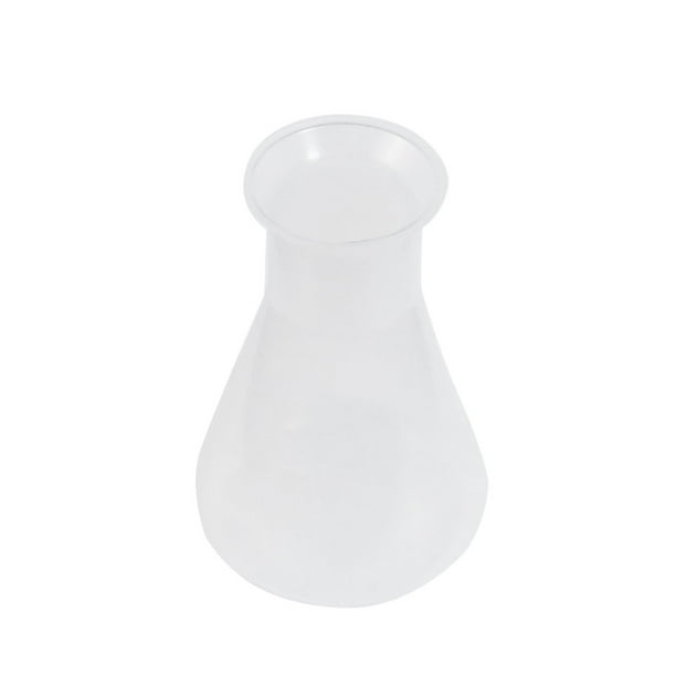100ml Clear Foggy Plastic Lab Chemical Conical Flask Bottle