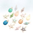 thumbnail image 4 of 28pcs Alloy DIY Pendant Shell Accessories Materials for Bracelet Necklace Earring, 4 of 8