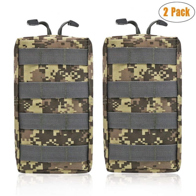 Riñonera deportiva para exteriores, accesorios, pequeña, con cremallera, expandible, militar, de camuflaje, para hombre