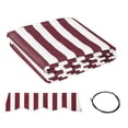 thumbnail image 1 of Toile de Rechange pour Auvent Rétractable 11 Pieds x 10 Pieds, Auvent Pare-Soleil Extérieur, Couverture d'Auvent, Protection UV, Rouge et Blanc, 1 of 7