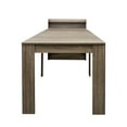 thumbnail image 3 of PAPROOS Extendable Dining Table for 6-10, 20" -100"Expandable Rectangle&nbsp;Dining Table with Storage, Folding Space Saving Kitchen Table, Extra Long Dining Room Table, Barnwood(Only Table), 3 of 7
