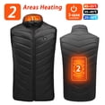 thumbnail image 3 of 21 ZONAS DE CALEFACCIÓN Chaleco calefaccionado unisex para hombre y mujer, chaqueta calefactable de invierno con USB, chaleco térmico con calefacción automática, chaqueta calefactora para exteriores, 3 of 5