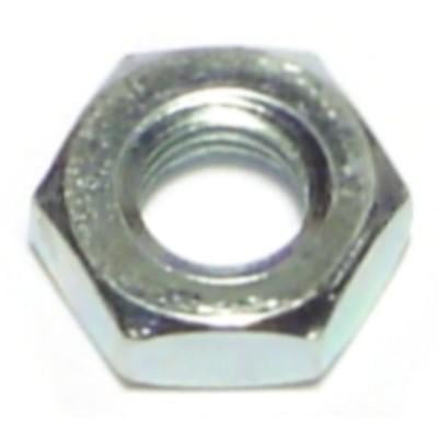 

1/4 -28 x 1/2 Zinc Plated Steel Fine Thread Hex Jam Nuts (24 pcs.)
