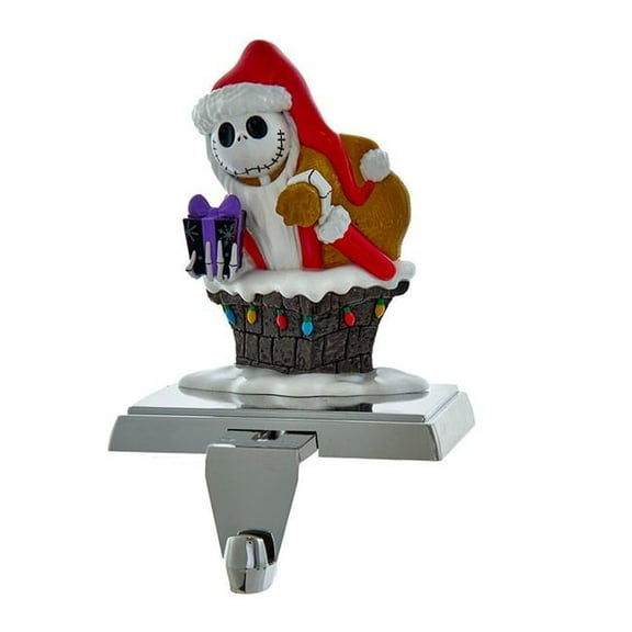 6.5 in. Kurt Adler Nightmare Before Christmas Jack in Chimney Stocking Holder